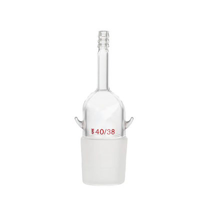 High borosilicate glass distillation adapter with ear pricks