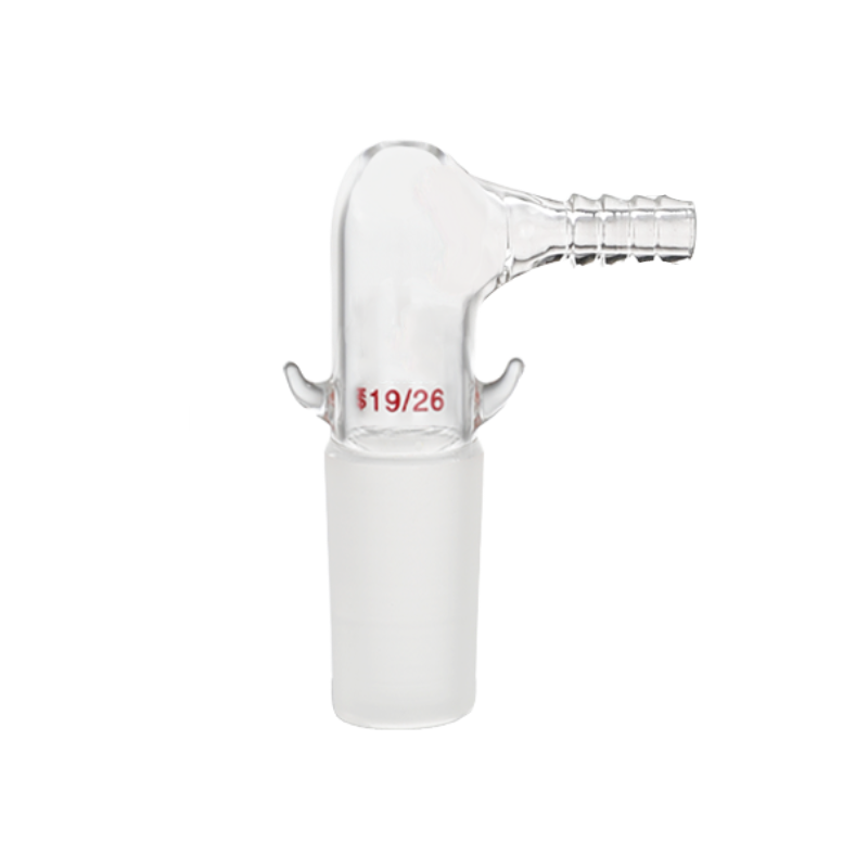 Glass bending inlet adapter with standard conical adapter and 10mm hose