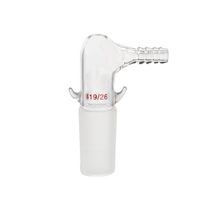 Glass bending inlet adapter with standard conical adapter and 10mm hose