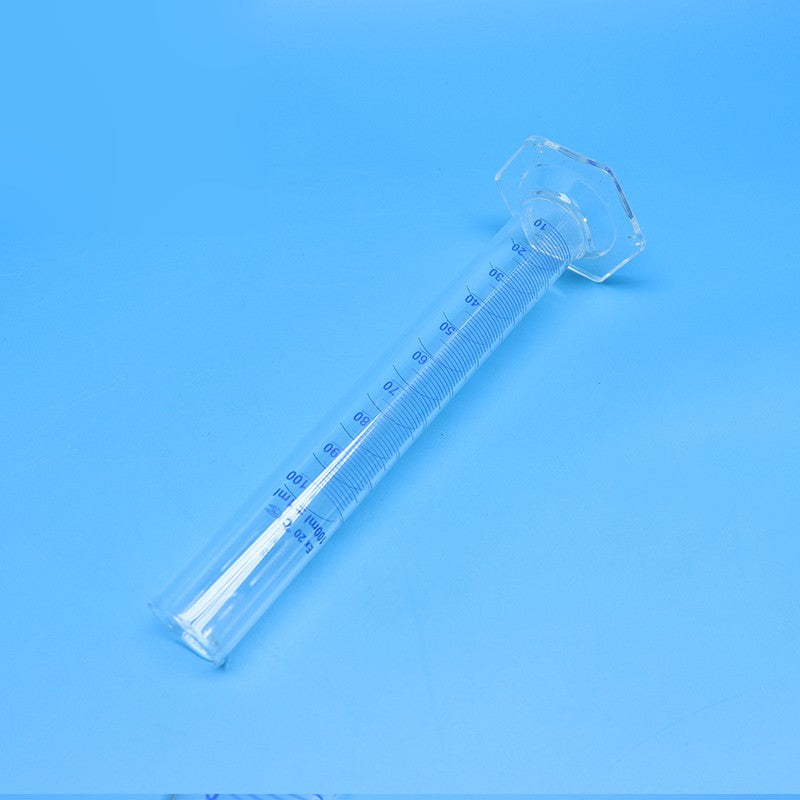 Borosilicate glass graduated measuring cylinder