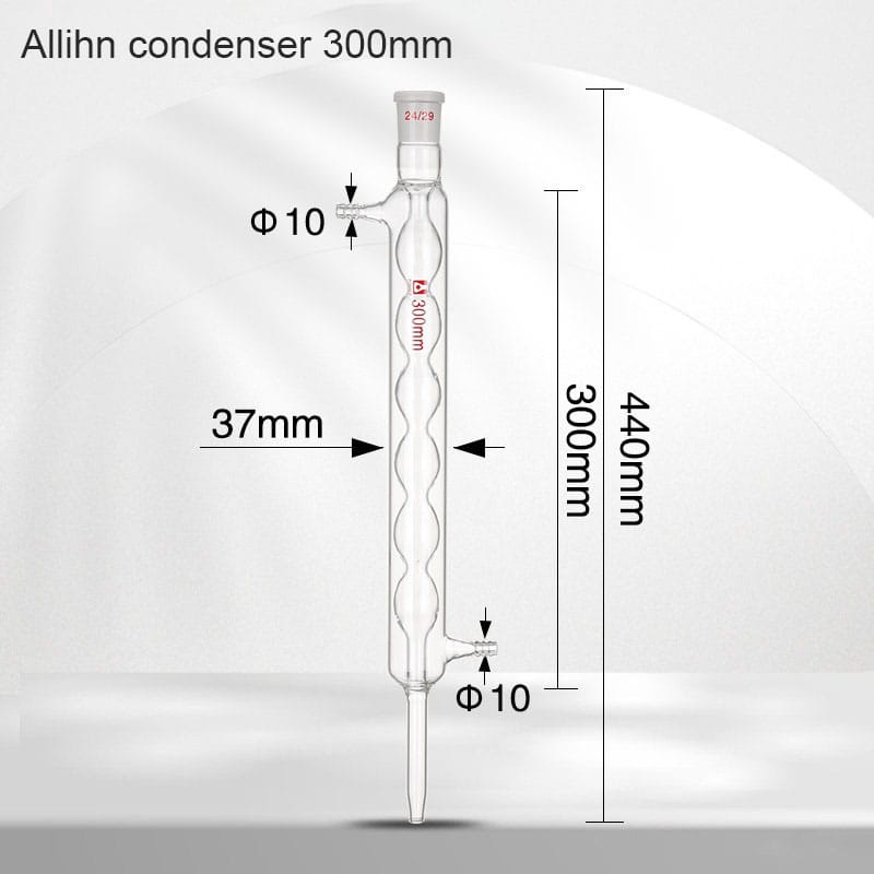 Kjeldahl Distillation apparatus Kit with Allihn Condenser, 250-1.000 ml, include stand & heating