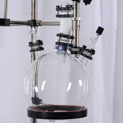 Glass reactor kettle cover/lid with ports