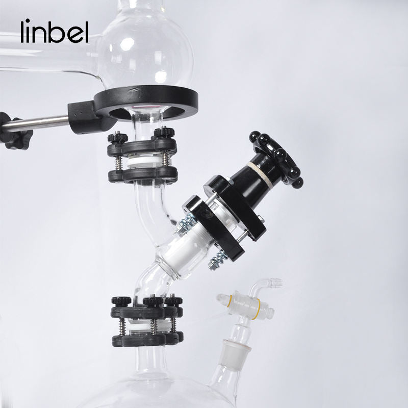 Glass reactor collection bottle