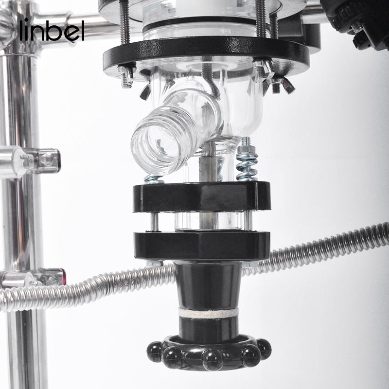 Glass reactor discharge valve