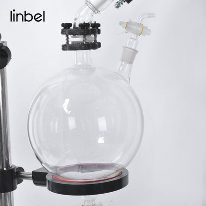 Glass reactor discharge valve