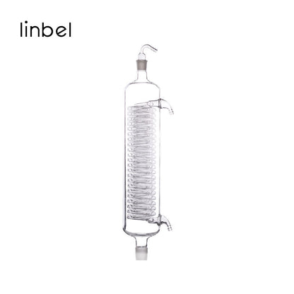 Glass reactor condenser