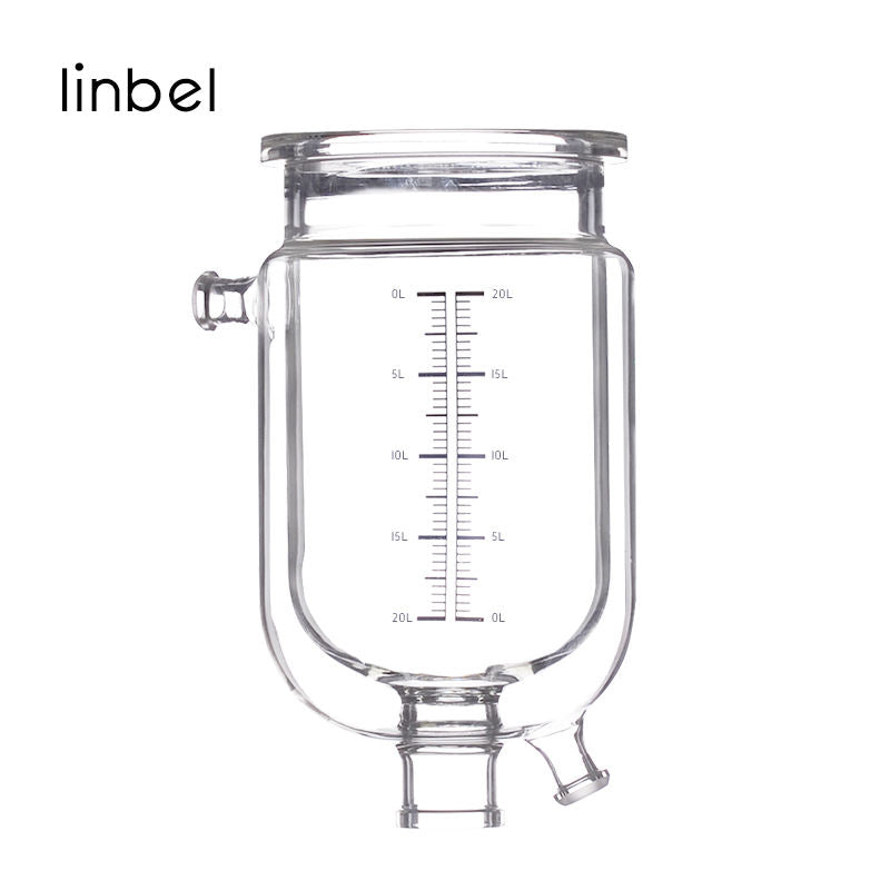 Glass reactor condenser