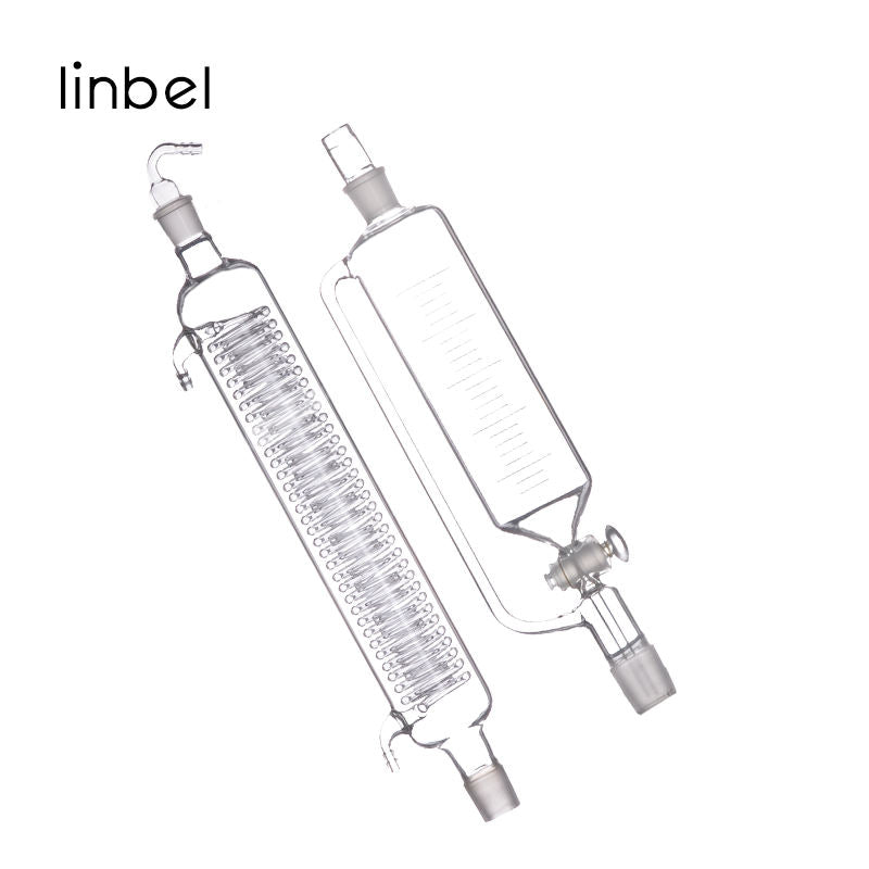 Glass reactor condenser