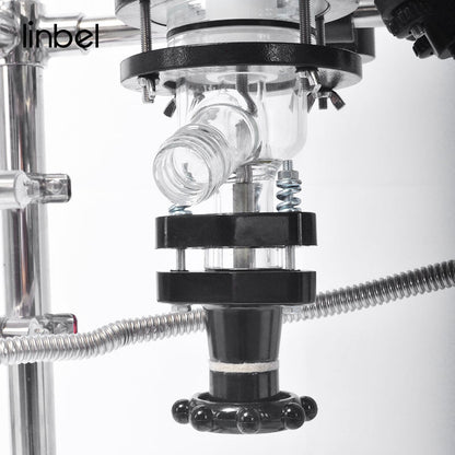 Glass reactor condenser