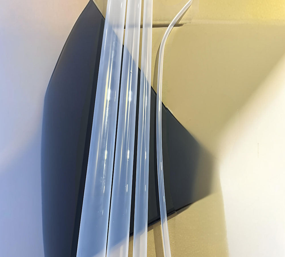 Transparent straight PFA tubing