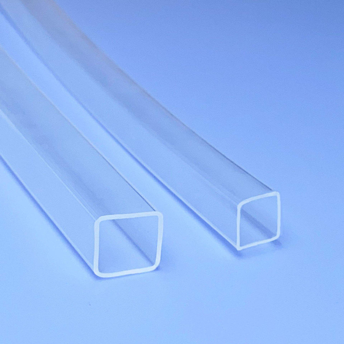 Square/rectangular transparent profile tubing