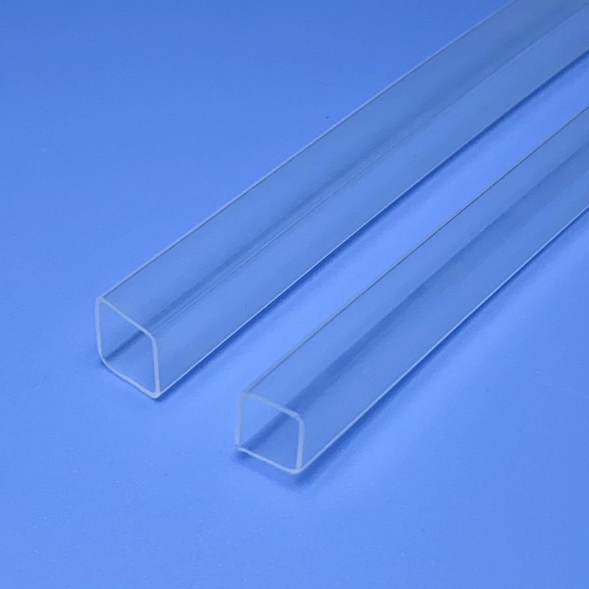 Square/rectangular transparent profile tubing