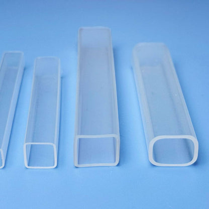 Square/rectangular transparent profile tubing