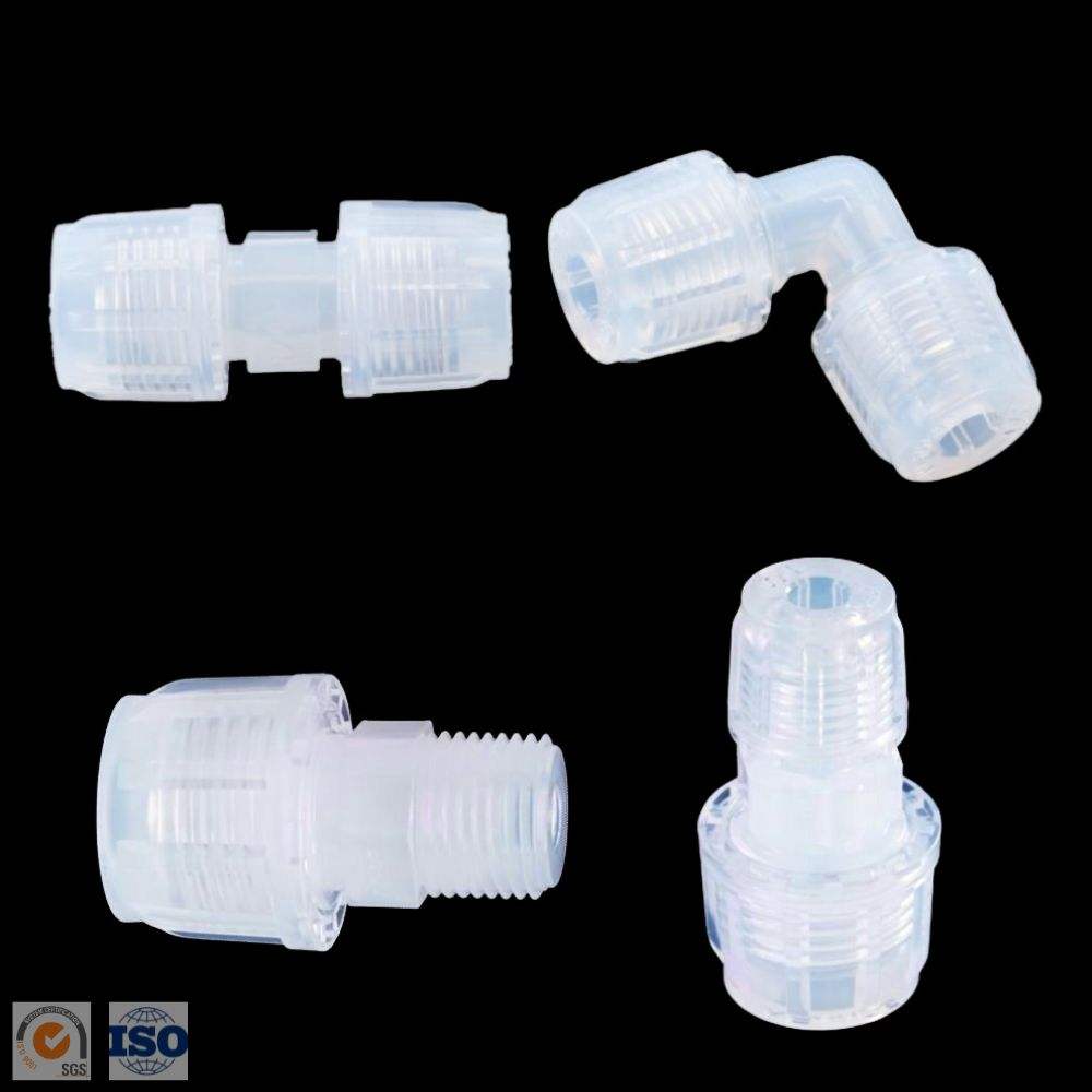 PFA flare tube fittings