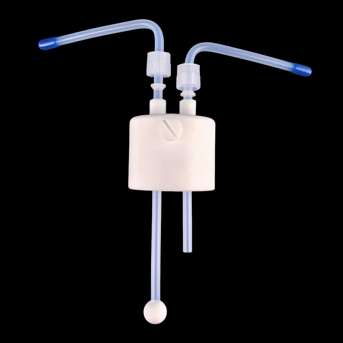 PFA/PTFE gas washing bottle
