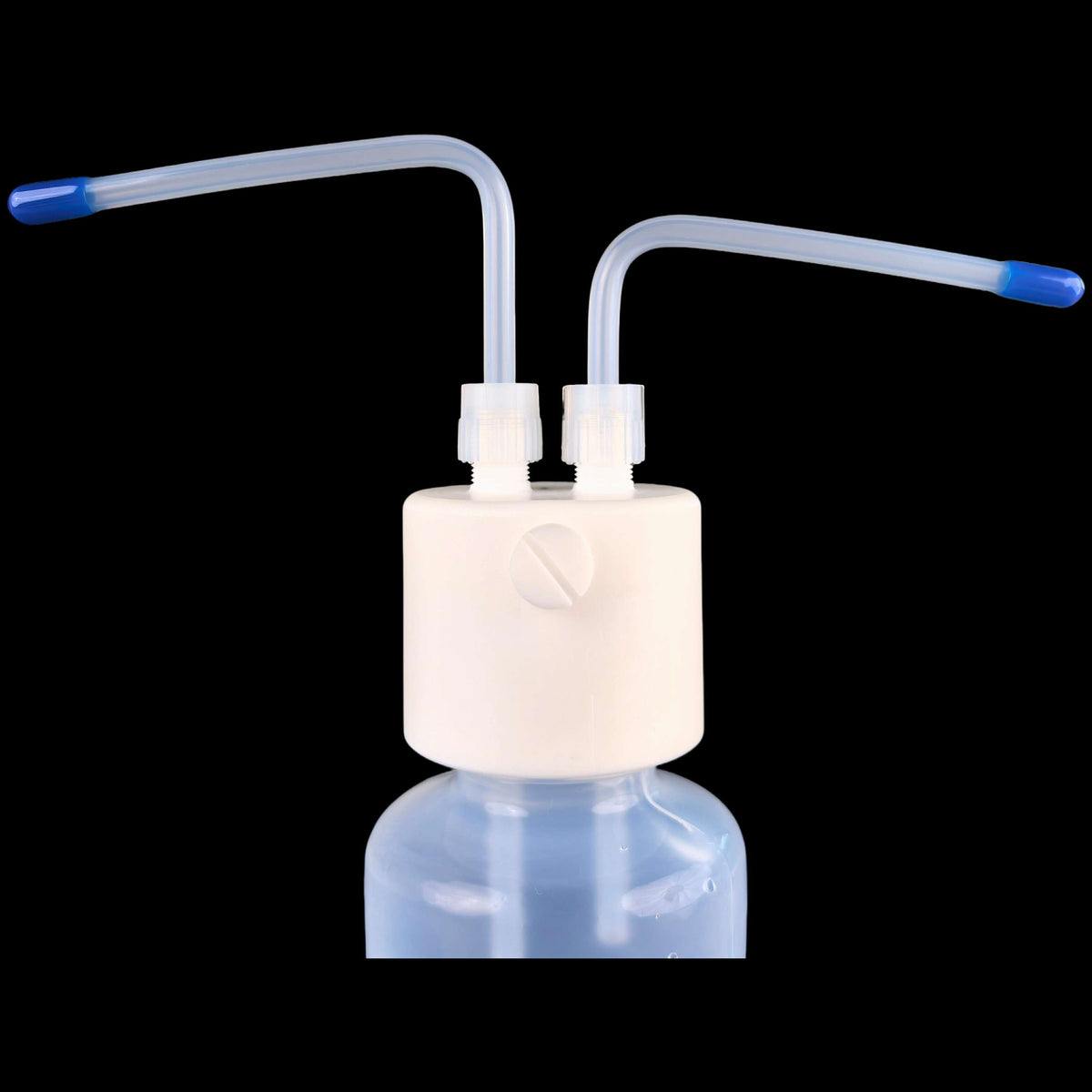 PFA/PTFE gas washing bottle