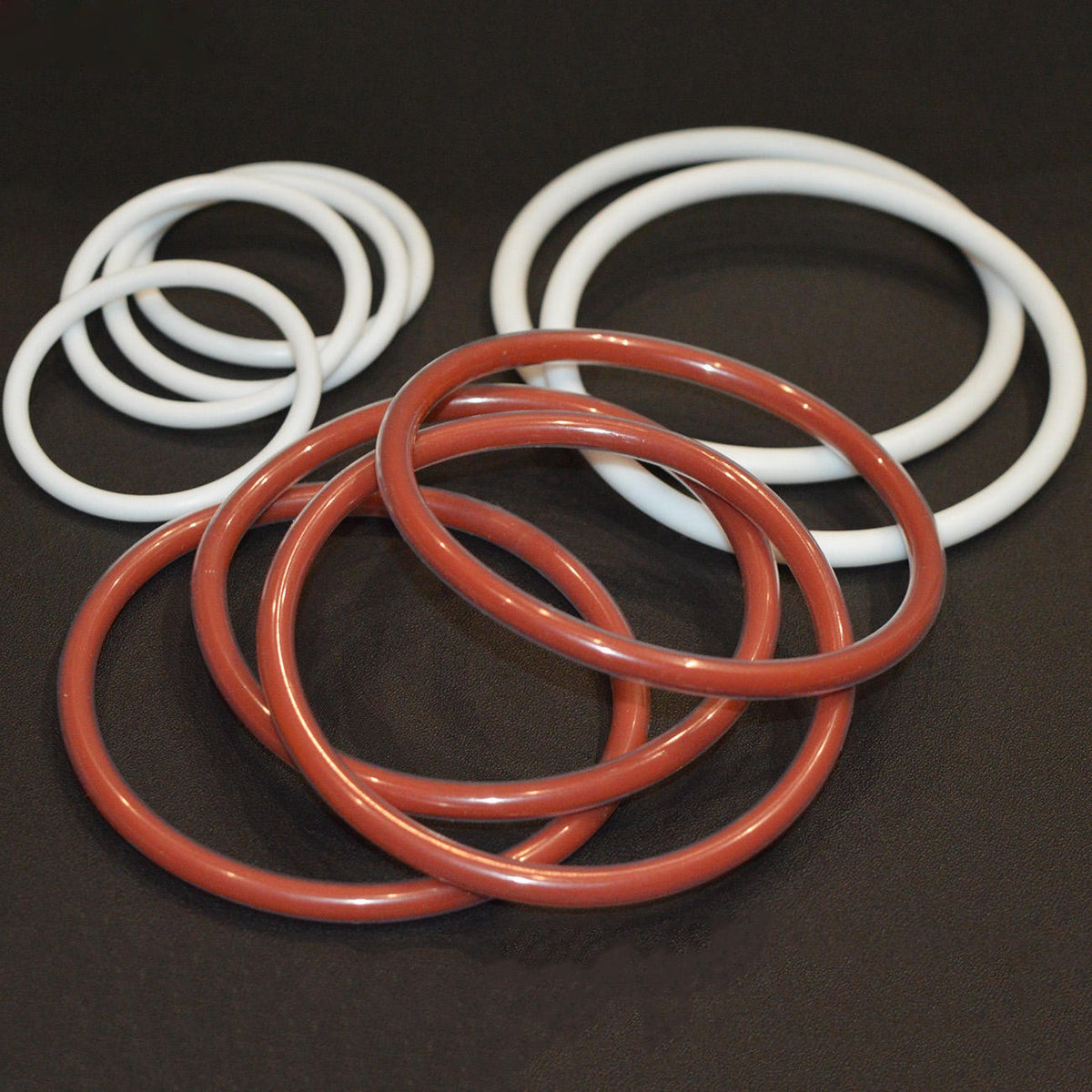 Heat Resistant Custom FKM O-ring Bonded EPDM PTFE Flange Gasket
