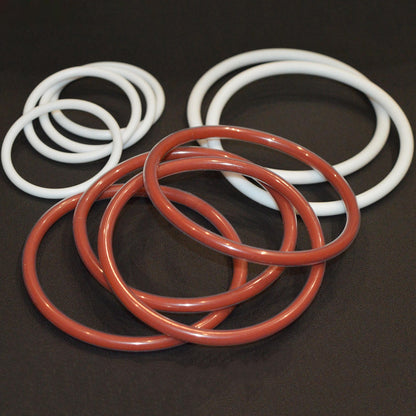 Heat Resistant Custom FKM O-ring Bonded EPDM PTFE Flange Gasket