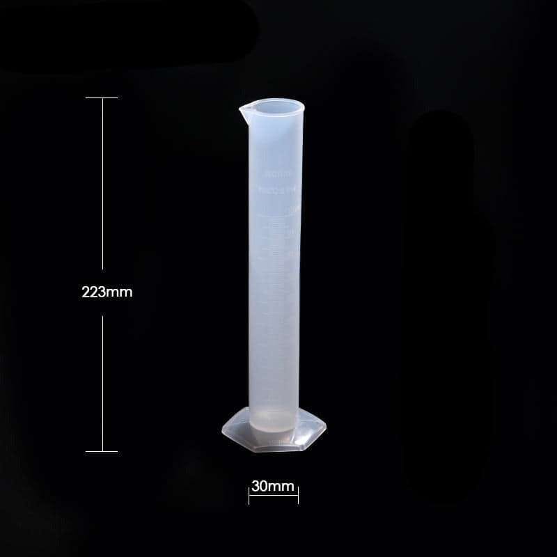 Measuring cylinders with base and spout, Plastic PP, 10 ml to 2.000 ml