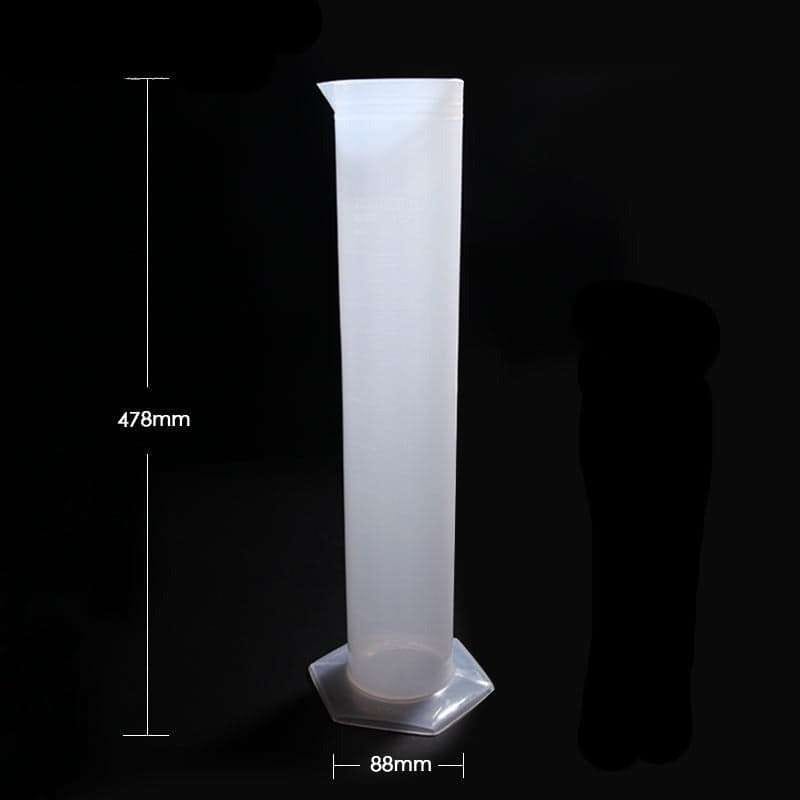 Measuring cylinders with base and spout, Plastic PP, 10 ml to 2.000 ml