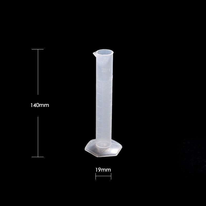 Measuring cylinders with base and spout, Plastic PP, 10 ml to 2.000 ml