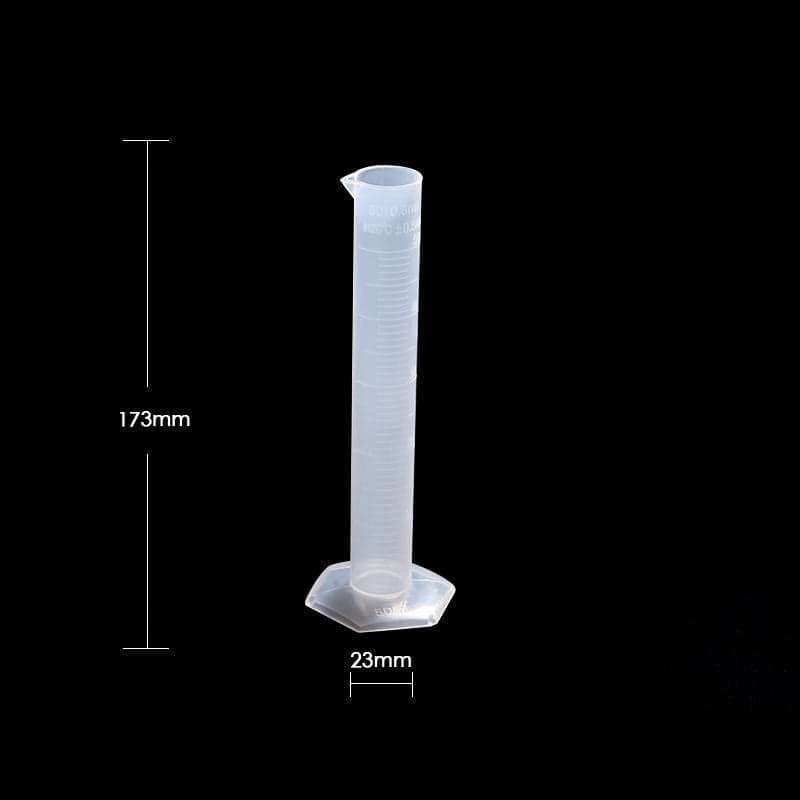 Measuring cylinders with base and spout, Plastic PP, 10 ml to 2.000 ml