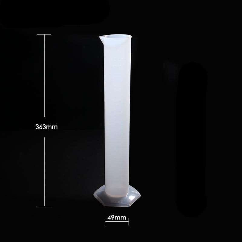 Measuring cylinders with base and spout, Plastic PP, 10 ml to 2.000 ml