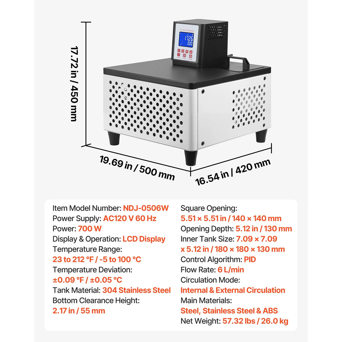 Digital Rotary Viscometer for Fluid Testing, Viscometer Water Circulation Bath