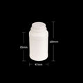 Narrow mouth bottles, Plastic HDPE, capacity 100 ml to 1.000 ml