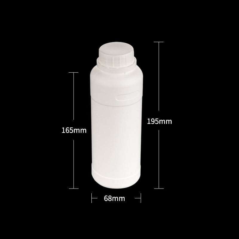 Narrow mouth bottles, Plastic HDPE, capacity 100 ml to 1.000 ml