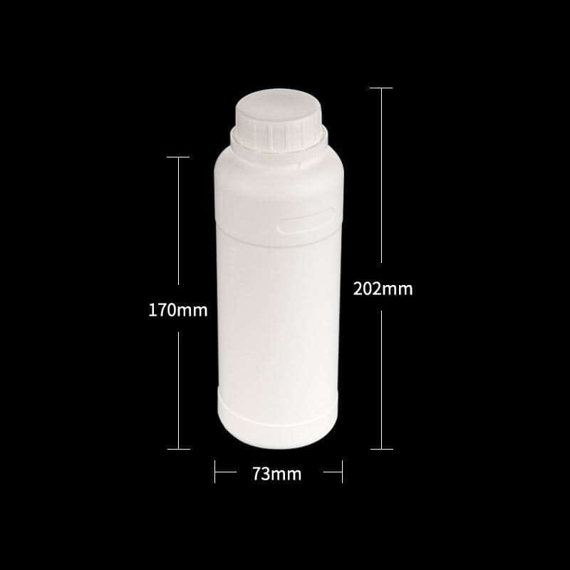 Narrow mouth bottles, Plastic HDPE, capacity 100 ml to 1.000 ml
