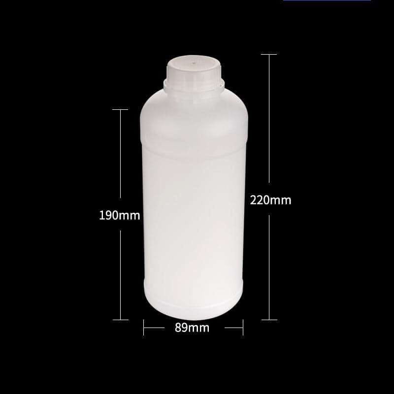 Narrow mouth bottles, Plastic HDPE, semi-transparent, capacity 250 ml to 1.000 ml