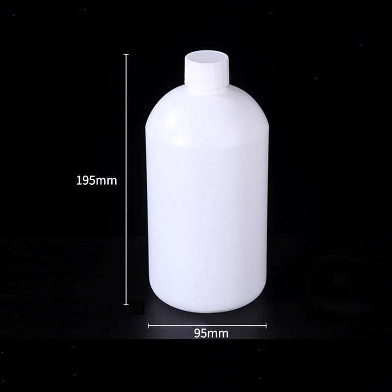 Narrow mouth bottles, Plastic PE, capacity 50 ml to 1.000 ml