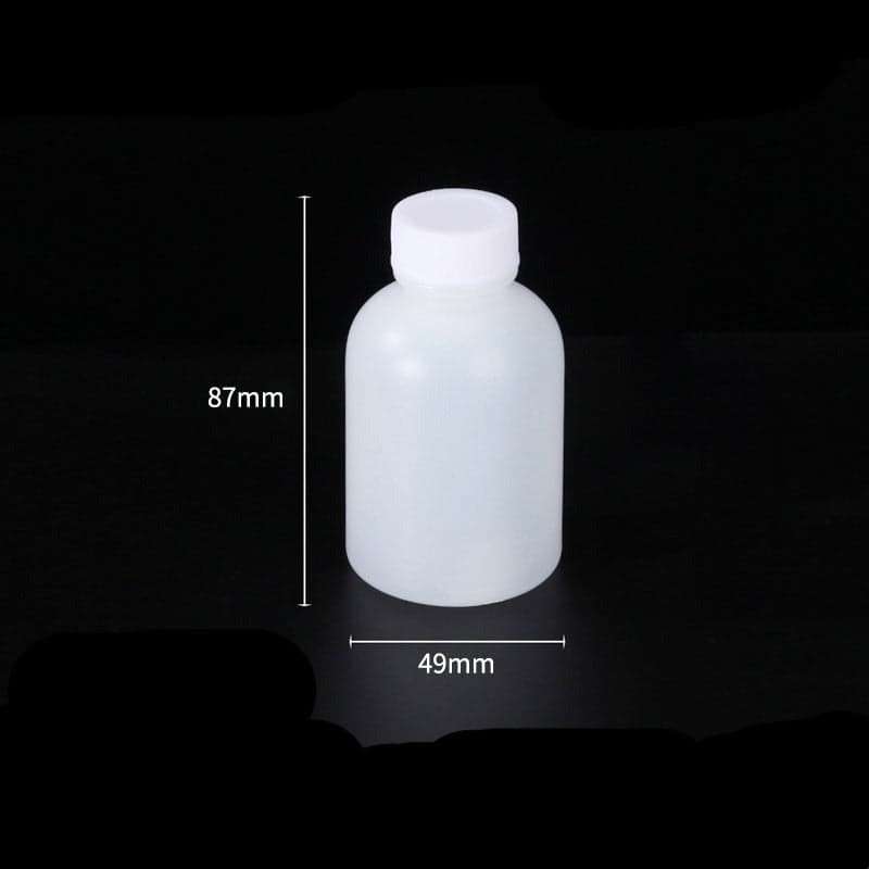 Narrow mouth bottles, Plastic PE, capacity 50 ml to 1.000 ml