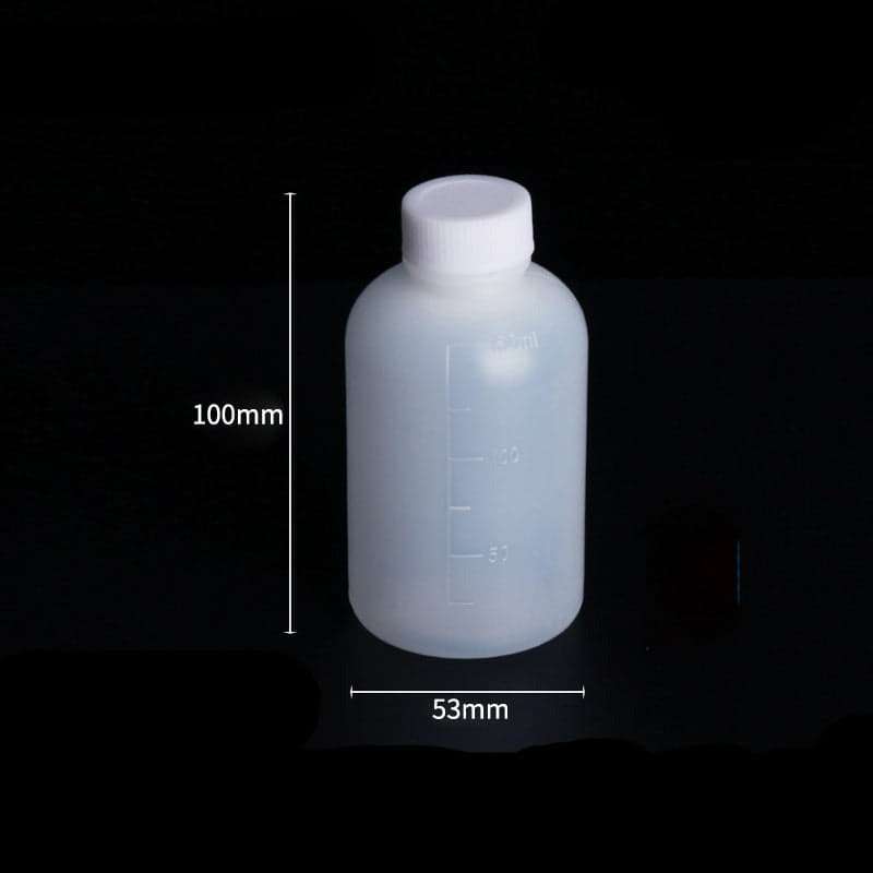 Narrow mouth bottles, Plastic PE, capacity 50 ml to 1.000 ml