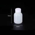 Narrow mouth bottles, Plastic PE, capacity 50 ml to 1.000 ml