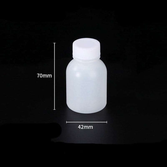 Narrow mouth bottles, Plastic PE, capacity 50 ml to 1.000 ml