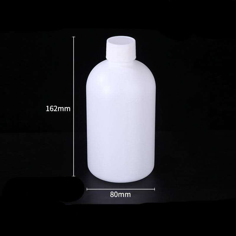Narrow mouth bottles, Plastic PE, capacity 50 ml to 1.000 ml