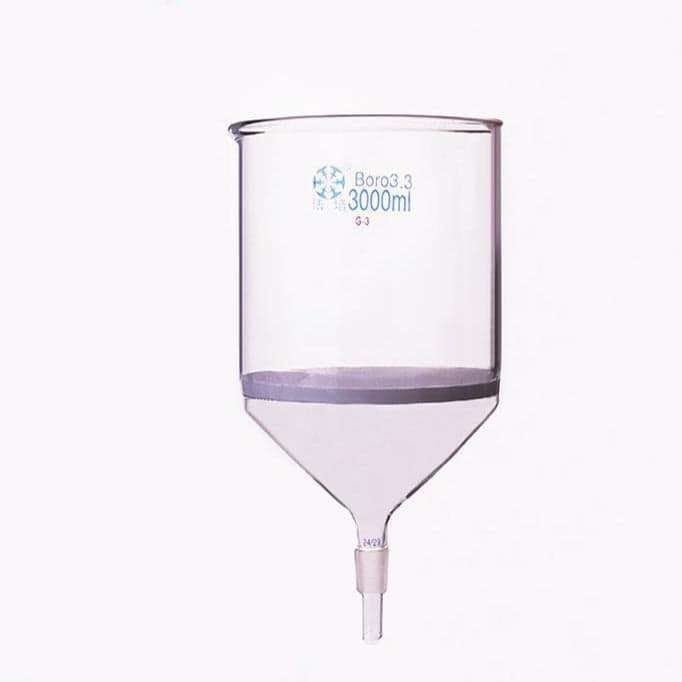 Nutsche filter with frit and joint, 500 ml to 3.000 ml