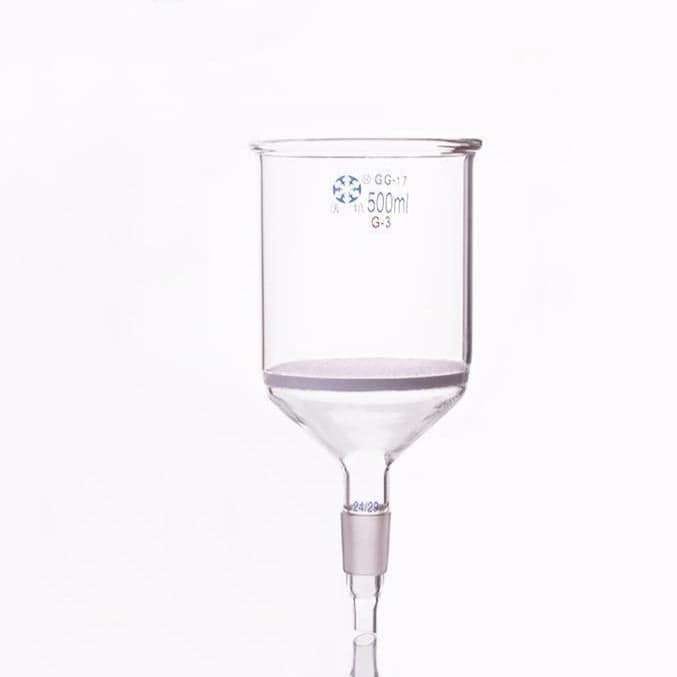 Nutsche filter with frit and joint, 500 ml to 3.000 ml