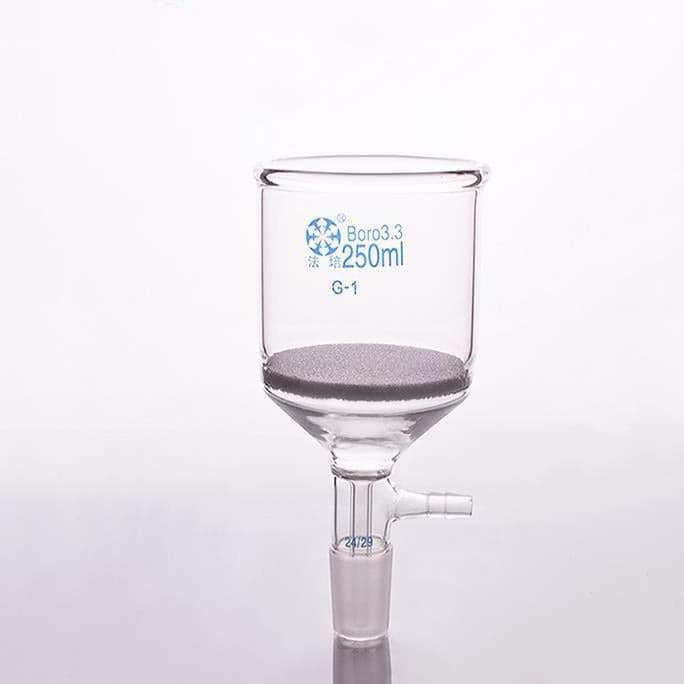 Nutsche Filter with Frit, Joint, and Hose Connector, 50 ml to 250 ml