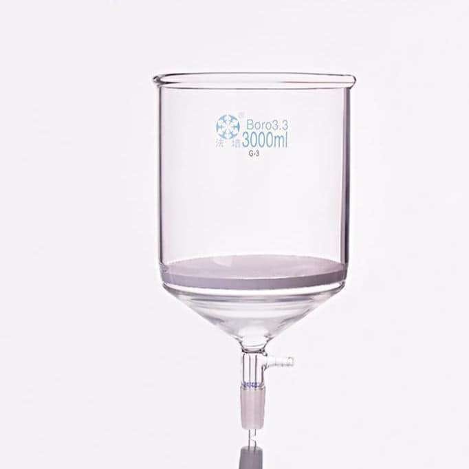 Nutsche Filter with Frit, Joint, and Hose Connector, 500 ml to 3,000 ml
