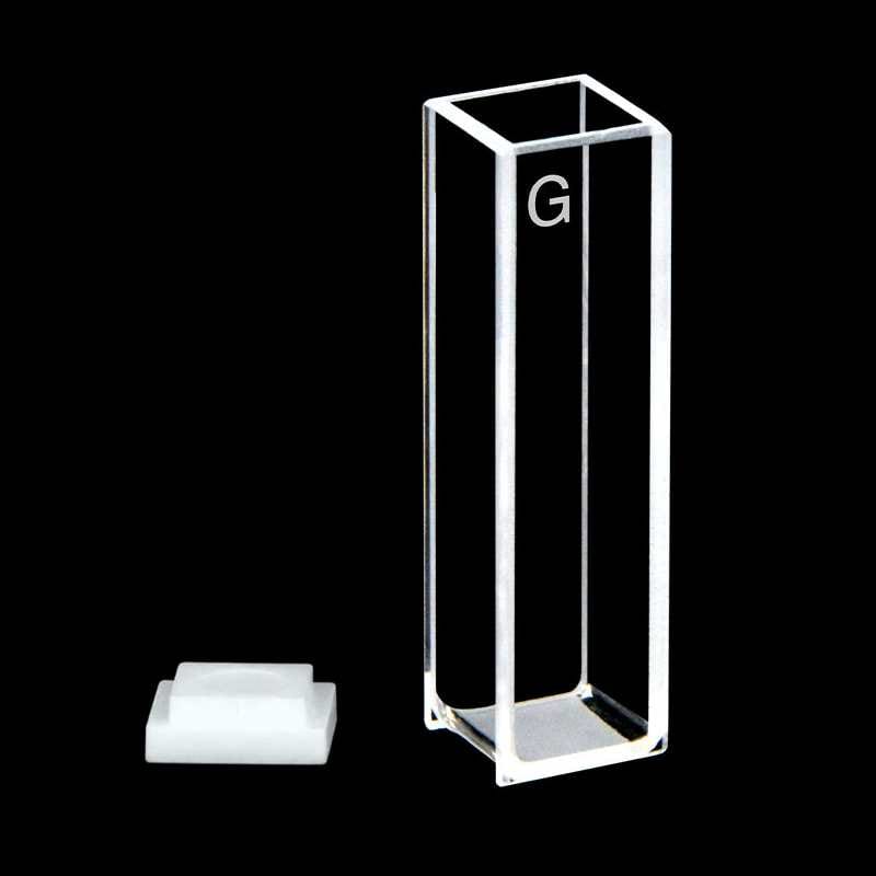 Optical glass Marco cuvettes with PTFE lid, Lightpath 10 mm