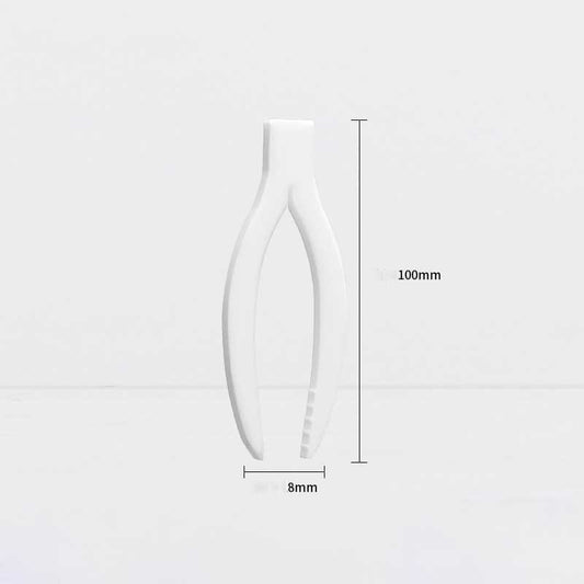 PTFE Curved Tweezers Length 100–250 mm
