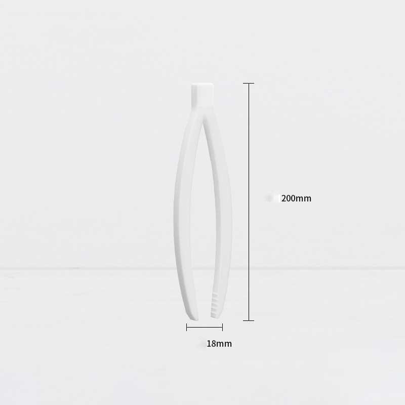 PTFE Curved Tweezers Length 100–250 mm