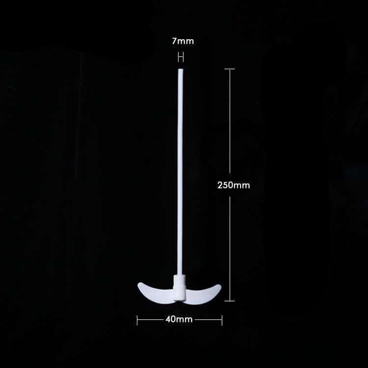 PTFE Stirring Blades Propeller,2-Winged Centrifugal ,Length 250-700 mm.