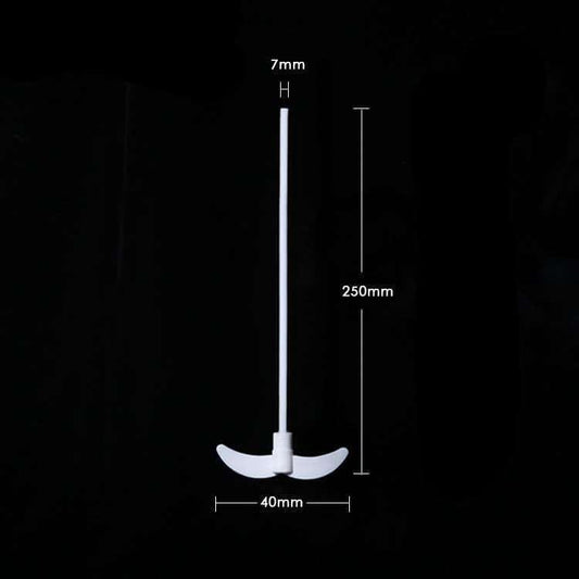 PTFE Stirring Blades Propeller,2-Winged Centrifugal ,Length 250-700 mm.