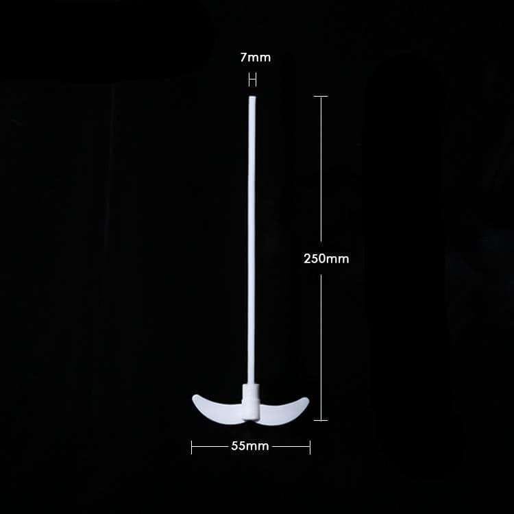 PTFE Stirring Blades Propeller,2-Winged Centrifugal ,Length 250-700 mm.