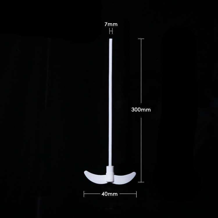 PTFE Stirring Blades Propeller,2-Winged Centrifugal ,Length 250-700 mm.
