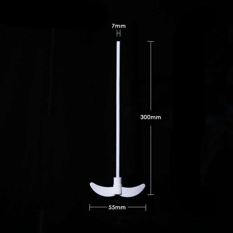 PTFE Stirring Blades Propeller,2-Winged Centrifugal ,Length 250-700 mm.